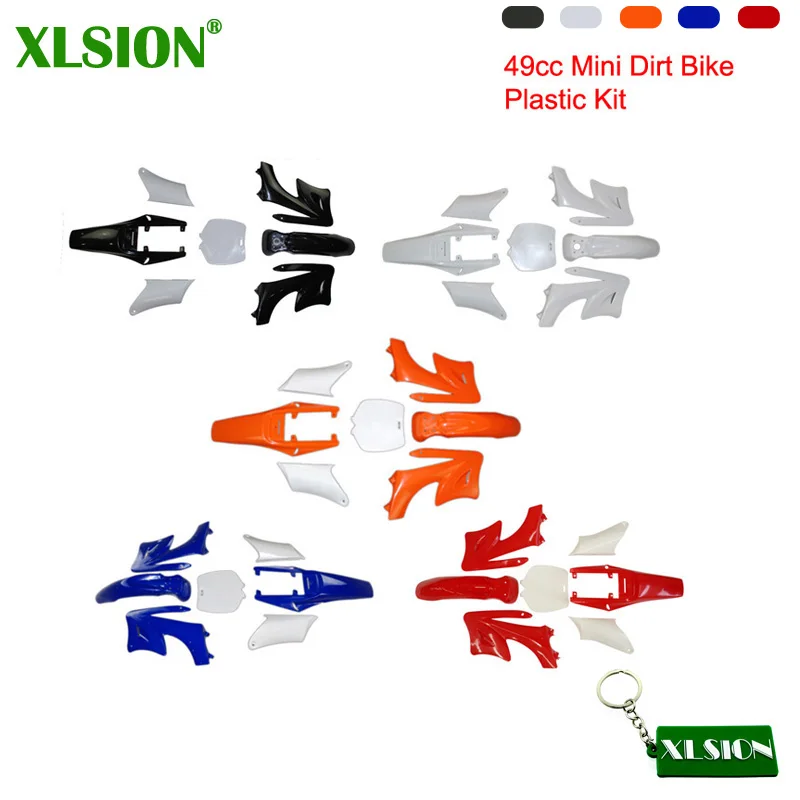 

XLSION Plastic Set For Chinese 2 Stroke 47cc 49cc Apollo Orion Mini Dirt Bikes