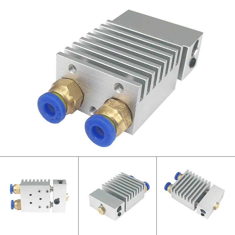 Mayitr طابعة الطارد الساخن النهاية hotend المزدوج المهنية v1 مع 0.4 ملليمتر الخرطوم ل 1.75 ملليمتر خيوط جزء