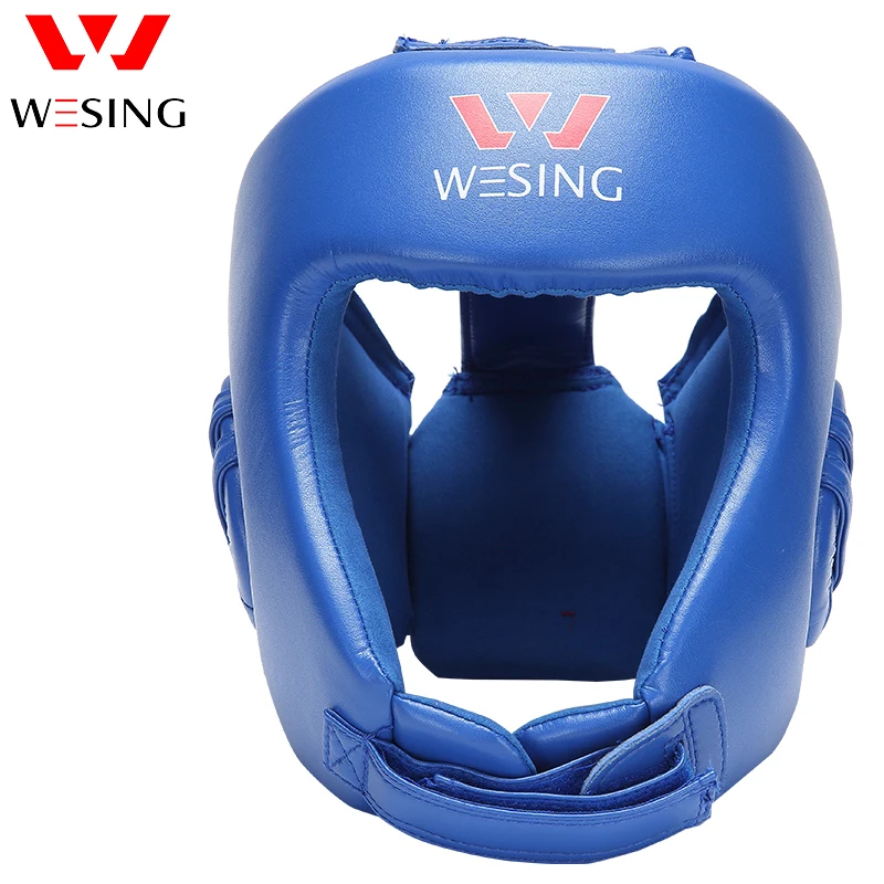 Усиленный защитный шлем Wesing micro fiber sanda для борьбы саньда боксерский 1001A1|boxing helmet|head