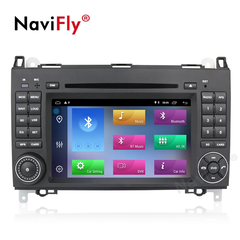 Clearance Navifly Android9.1 RDS OBD2 DAB Car Multimedia player For Mercedes Benz B200 A B Class W169 W245 Viano Vito W639 Sprinter W906 2