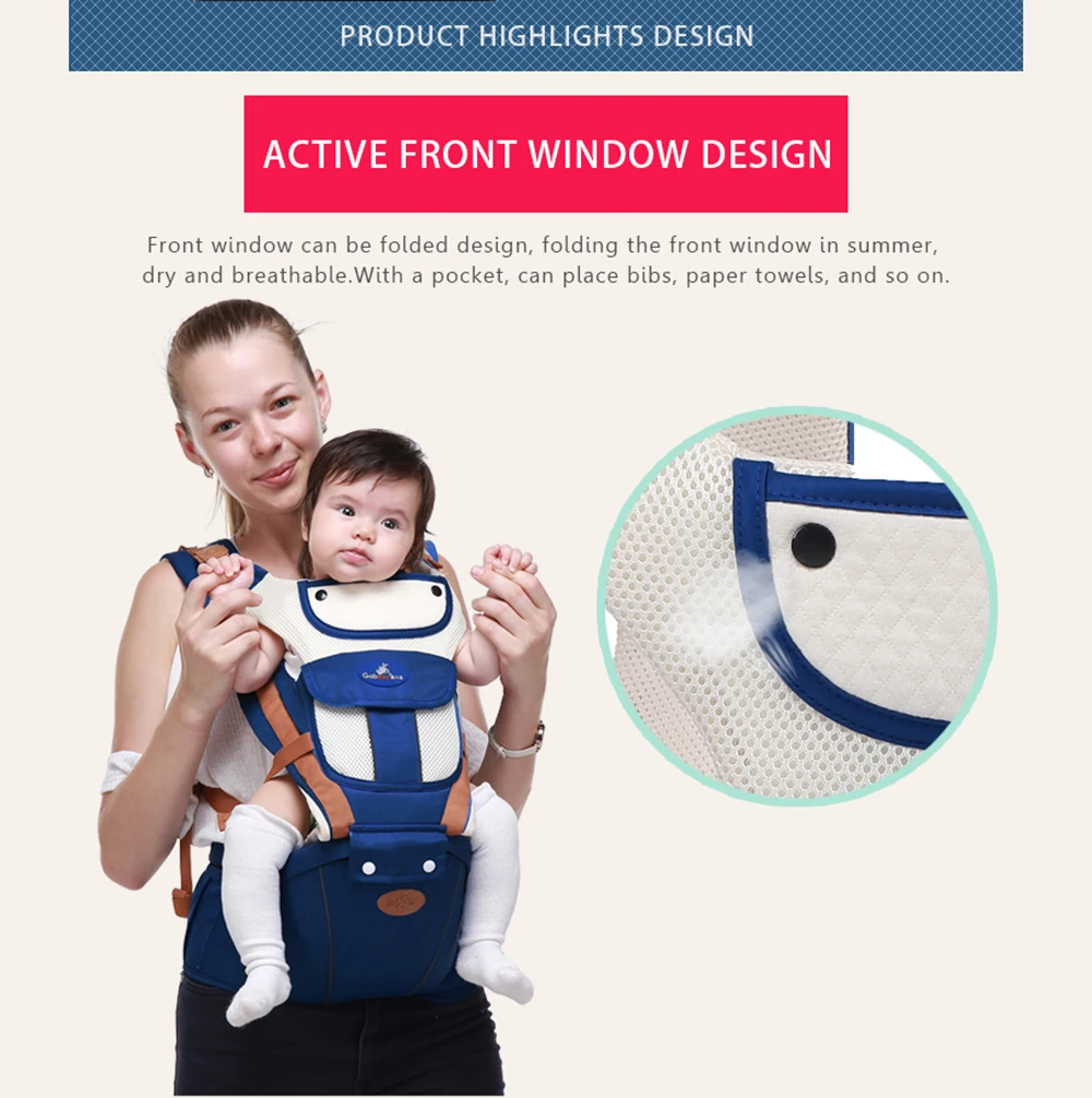 Gabesy эргорюкзак несущей рюкзак Hipseat для новорожденных и предотвратить o-тип ноги слинг детские кенгуру