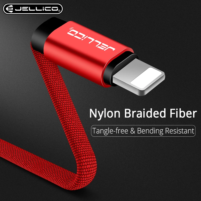 Jellico 3.1A كابل يو اس بي ل فون XS ماكس شاحن USB كابل بيانات ل فون X 8 7 6 سريع كابل شحن الهاتف المحمول الحبل Adapte Jellico 3.1A كابل يو اس بي ل فون XS ماكس شاحن USB كابل بيانات ل فون X 8 7 6 سريع كابل شحن الهاتف المحمول الحبل Adapte