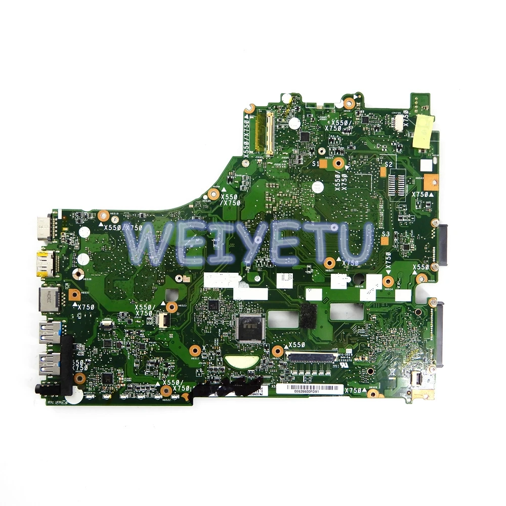 Popular  X550ZE A10-7400CPU Motherboard For ASUS X550ZA X550Z X550 K550Z X555Z VM590Z X550ZE Laptop Mainboar