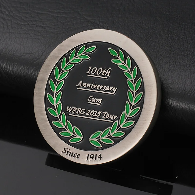 

Factory direct metal antique commemorative coin custom