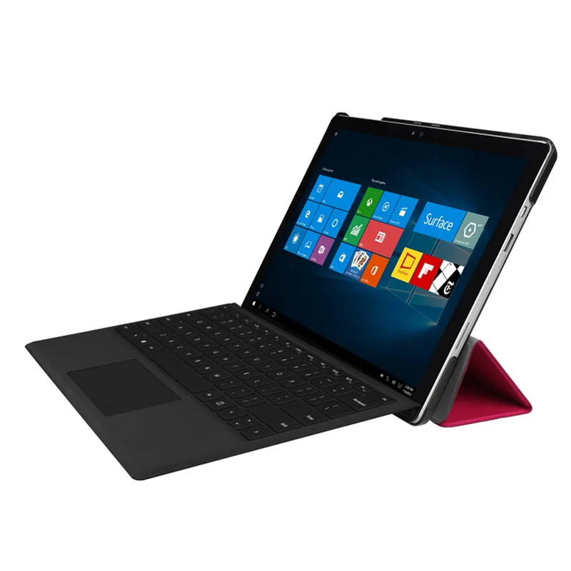 

New Premium PU leather folio sleeve stand cover case for Microsoft surface Pro 4 12inch windows tablet skin with free shipping