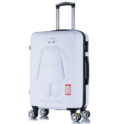 Для женщин универсальный колесный багажный мешок, 20 дюймов кабина костюм чехол, 24 дюйма, сумка на колесиках Чехол Детская туда и обратно коробка - Цвет: white