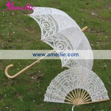 5 компл./лот DHL или EMS держатель с крючком вышивка баттенбергское кружево Зонты и вентиляторы