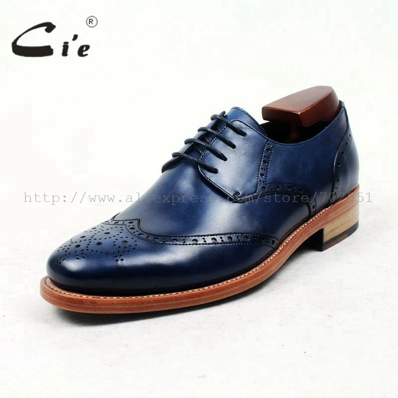 Couro Do D135 Dos Genuíno Bespoke De Bezerro Handmade Goodyear Marinha Personalizado Cie No Dedo Redondo Frete Welted Sapato Homens Pé Causal Derby Grátis qBw8nPZ