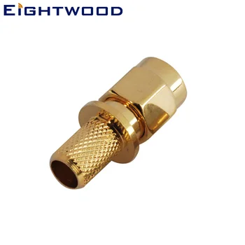 

Eightwood 5pcs SMA Plug Male RF Coaxial Connector Adapter Straight Crimp Attachment for LMR240 Cable Antenna Telecommunication