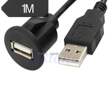 

Car Dashboard Mounting Panel Installation USB Extension Adapter M/F Cable Lead Whosale&Dropship