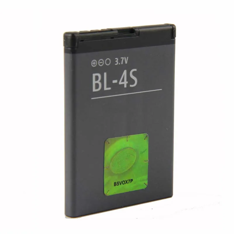 

Original High Capacity BL-4S phone battery For Nokia 2680s 3600s 3602S 3710f 3711 6202c 6208c 7610c 7610s 7020 7100s 860mAh