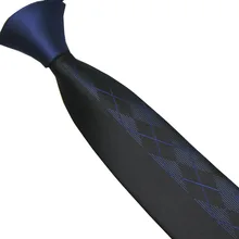 Lammulin Для мужчин костюм Галстуки синий Узел контрастный черный половина синий плед полосатый галстук микрофибры узкий галстук 6 см Gravatas corbata