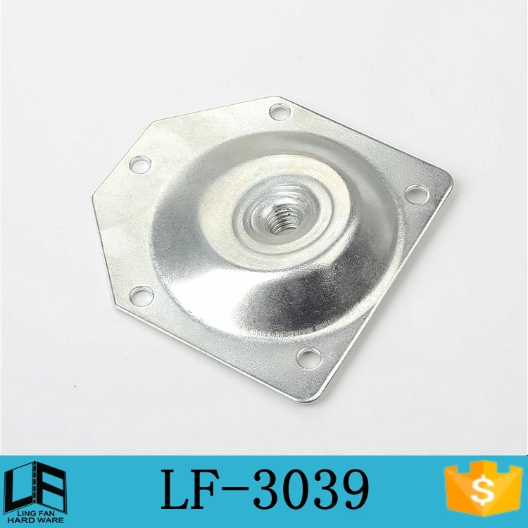 wood furniture leg mounting plate angle top plate,clinch nut plate LF
