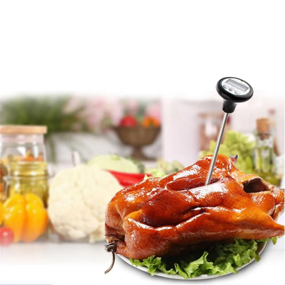 Kitchen Digital BBQ Food Thermometer Meat Cake Candy Fry Grill Dinning Household Cooking Gauges | Дом и сад