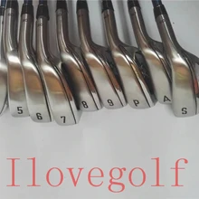 Горячая Распродажа клюшек для гольфа XR, утюги для гольфа 4-9PAS, набор утюгов для гольфа, динамические стальные валы золотого цвета, DHL