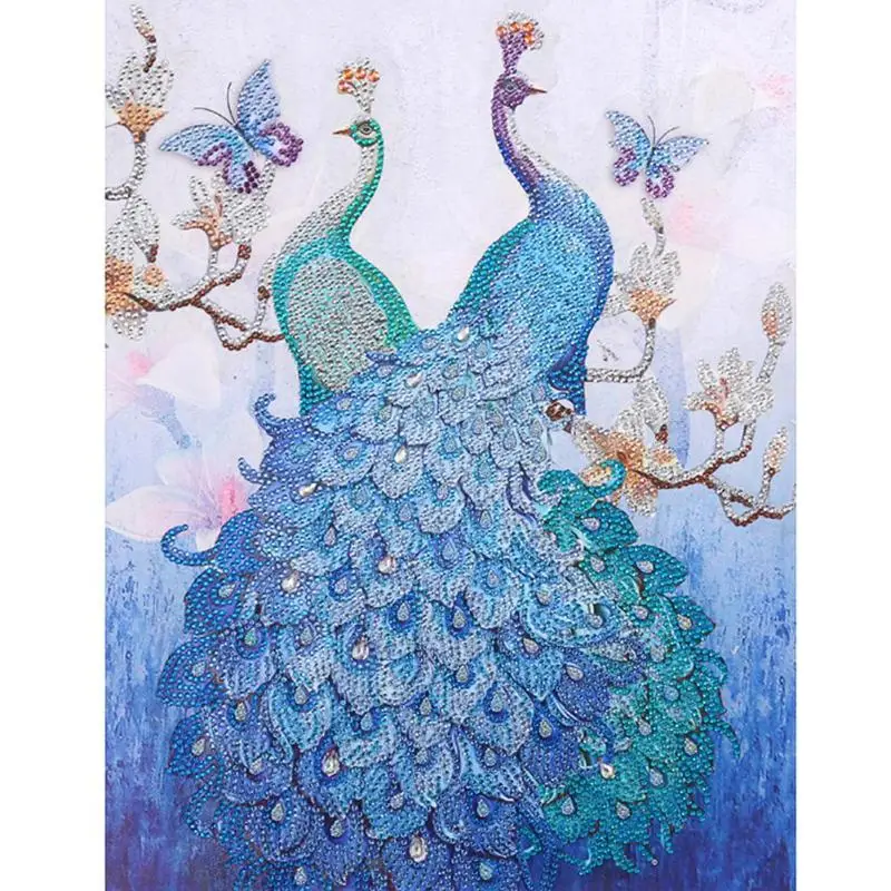 

5D DIY Special Shaped Diamond Painting Peacock Cross Stitch Embroidery Kit