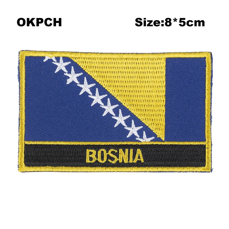 Bulgaria квадратной формы Железный Флаг патч вышитые пилы на значки, патчи для одежды PT0032-R