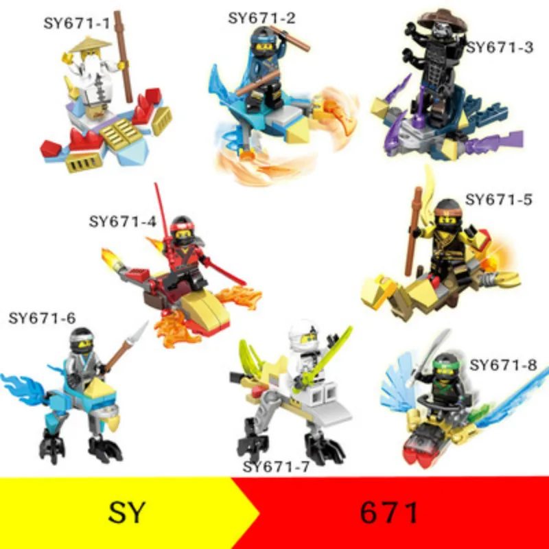 

Building Blocks Set My World dragon knight Compatible With Legoe Toys Enlighten For Children Boy girl gift
