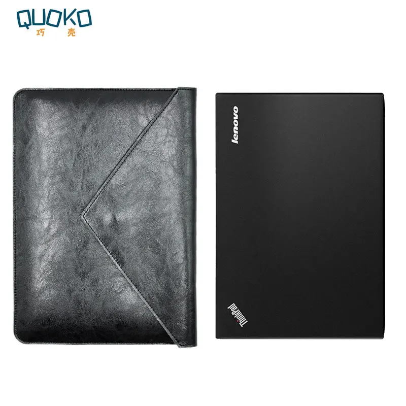 Сумка для ноутбука чехол из микрофибры с кожаным рукавом Lenovo Thinkpad X1 Carbon 6 го