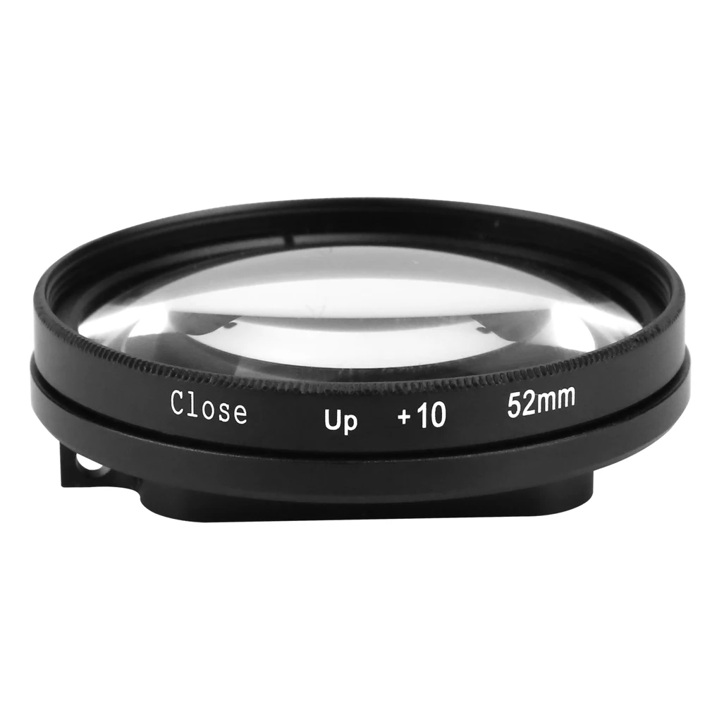 52 мм Лупа 10x увеличение макро крупным планом объектив для GoPro Hero 5 6 черный экшн-камера аксессуар для Go Pro Hero5