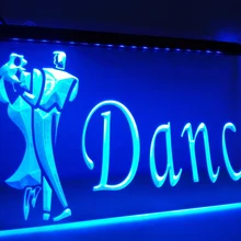 LB229-открытые танцы школьного утренника Дисплей светодиодный неоновый Световой значок для домашнего декора