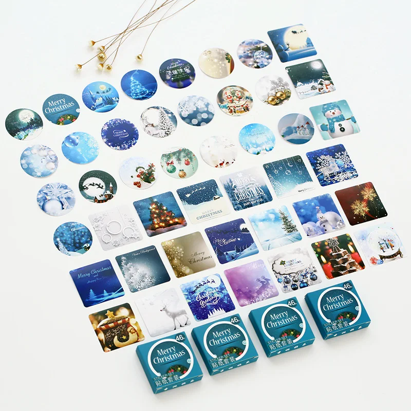 QuickDone-46-PCS-BOX-Merry-Christmas-Label-Stickers-Set-Decoration-DIY-Envelope-Diary-Album-Scrapbooking-Seal-Sticker-MR0096 (1)