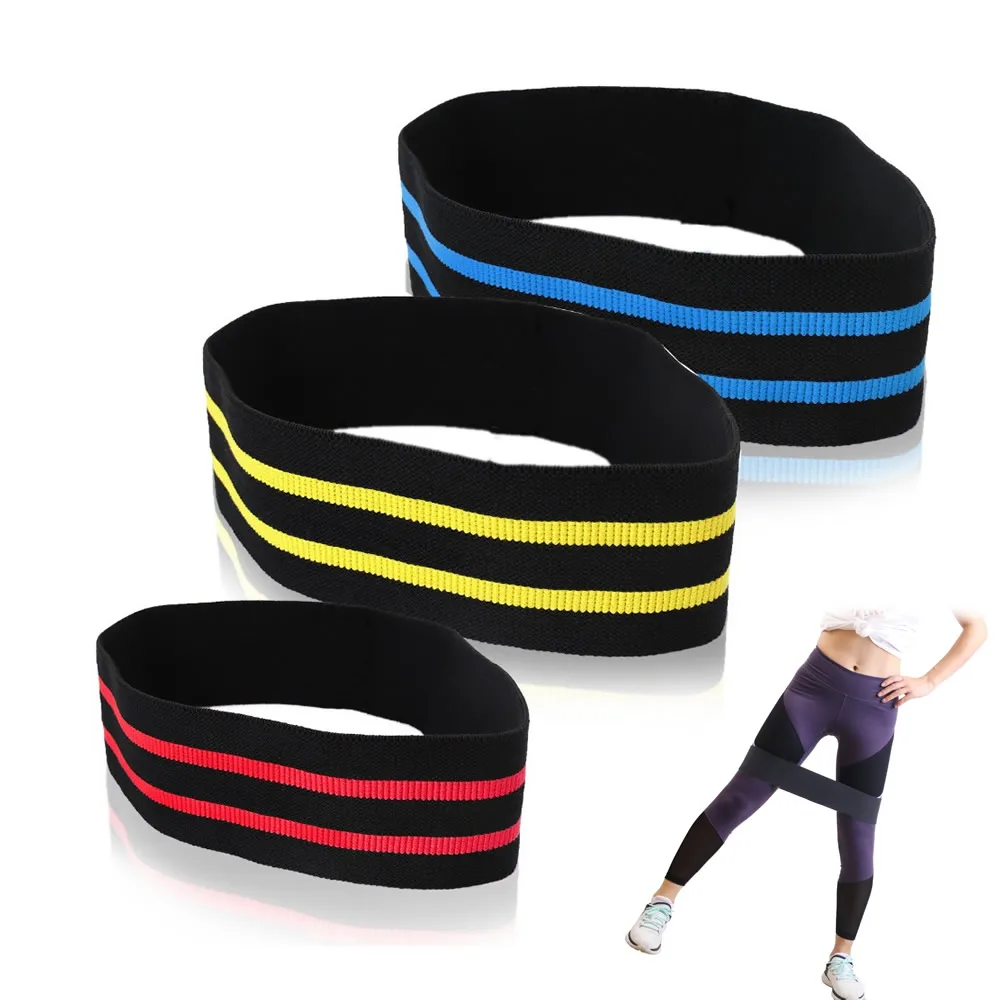 Nylon Hip Resistance Bands Workout Hips & Glutes Booty Fitness Exercise Elastic Bands Comfortable Than Latex Bands