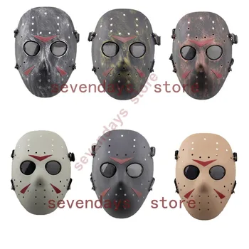 

Jason and Freddy Vs Jason Mask Halloween Memorial Classics Film Jason Voorhees Freddy Hockey Masks Cosplay Masquerade
