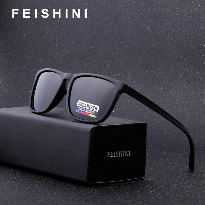 FEISHINI высококачественные мужские очки черные винтажные модные Диабло