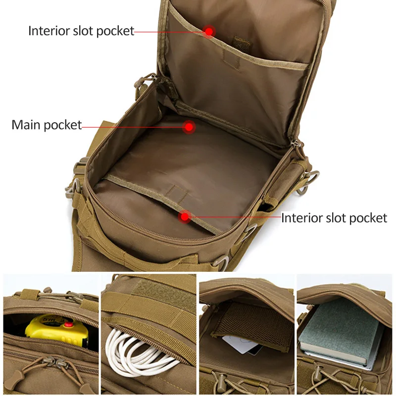  2019 New Fishing Backpack Climbing Bags Outdoor Military Shoulder Backpack Rucksacks Bag for Sport  - 33010222288