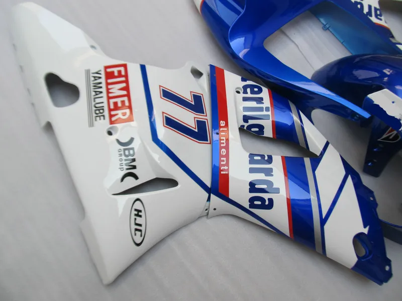 Комплект обтекателей для мотоцикла YAMAHA YZFR1 98 99 YZF R1 YZF1000 1998 1999 ABS пластик белый