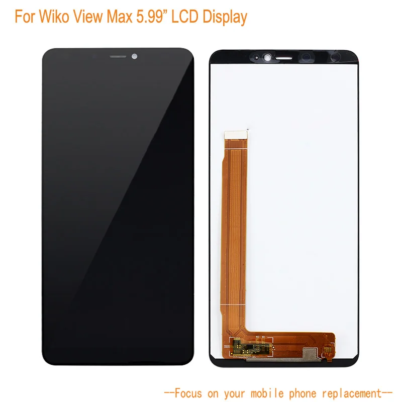 

LCD Display For Wiko View Max 5.99'' Touch Screen Dightizer Assembly Replacement For Wiko View Max Mobile Phone Display