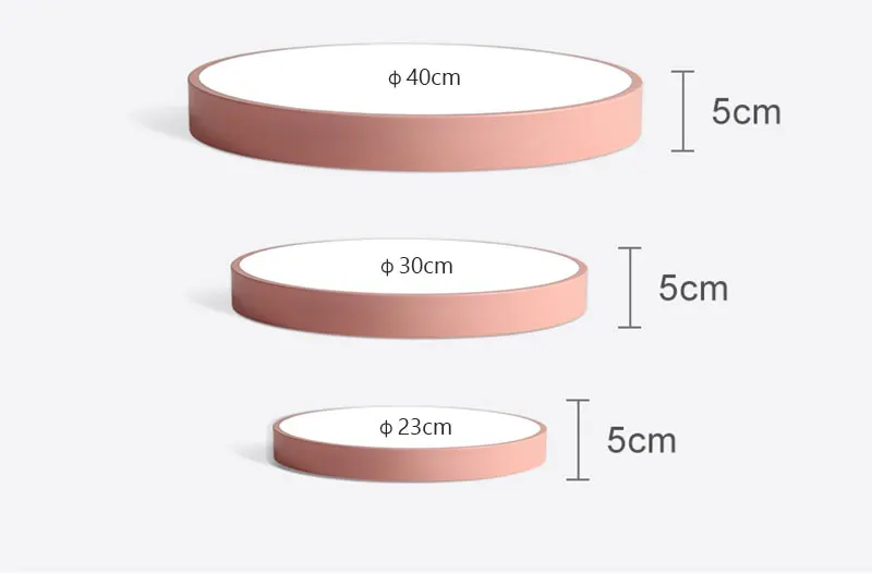 Modern Minimalist Ultra-thin 5CM LED Ceiling Lamp Multicolor Art LED Ceiling Light for Living Room Children's Room Coffee Shop (7)