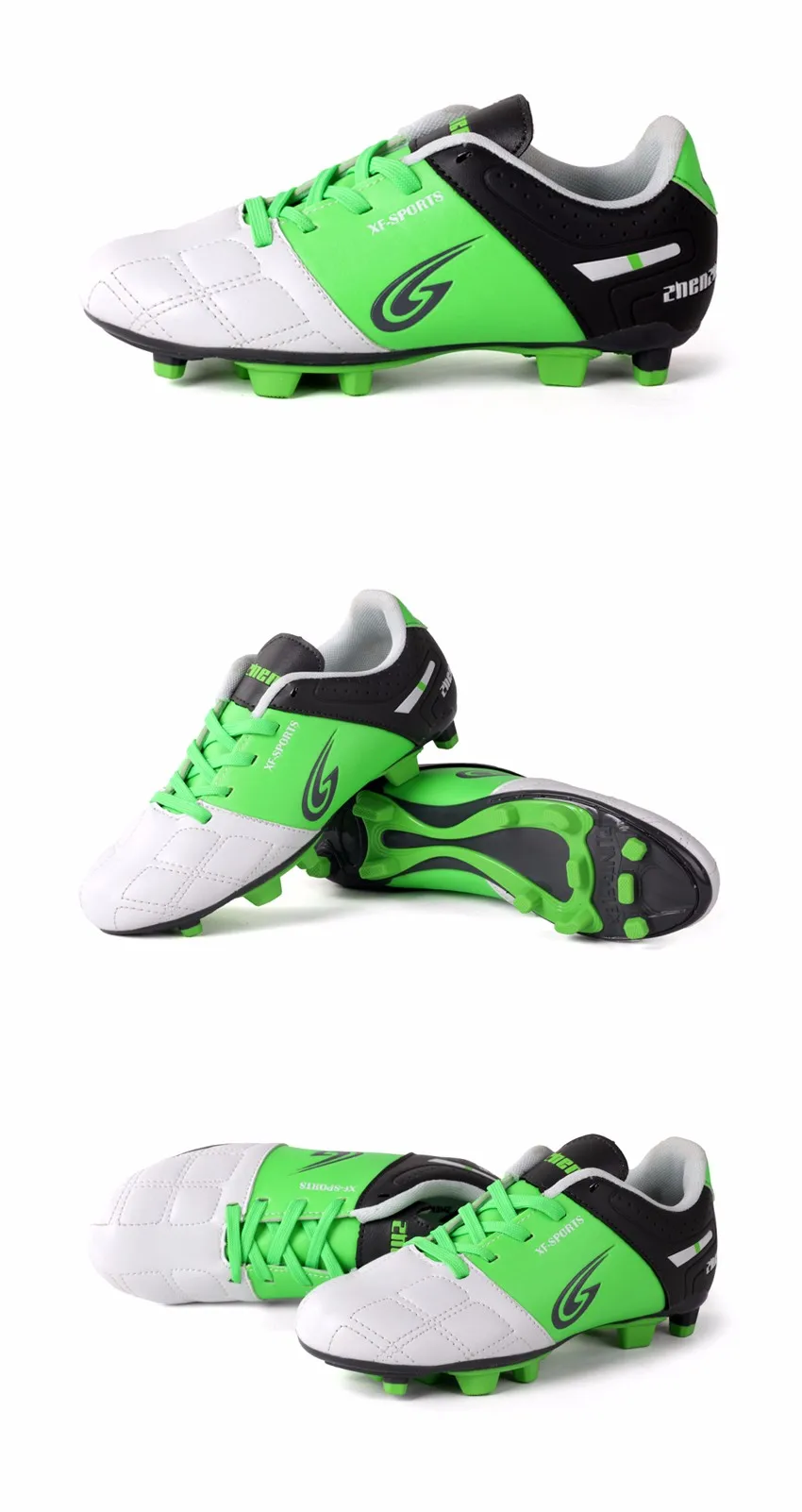 ZHENZU Superfly Football Boots Soccer Shoes Cleats Kids Teenagers chuteira futebol Training AG voetbalschoenen botas de futbol