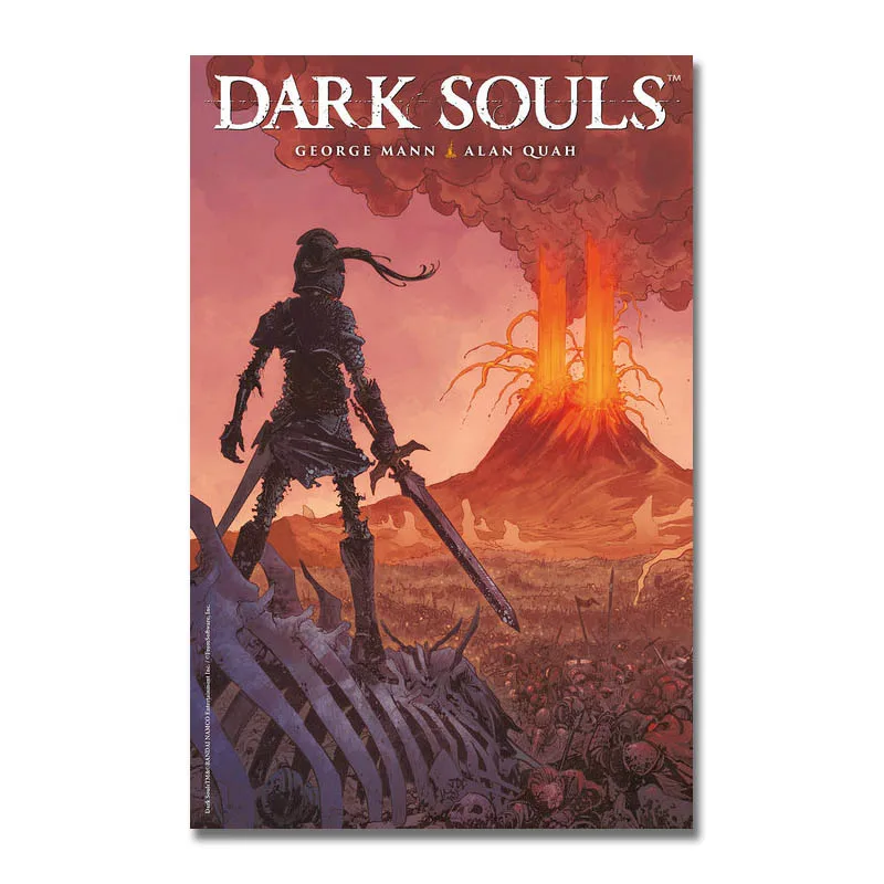 Художественный шелк или холст с принтом Dark Souls Горячая игра плакат 13x20 дюймов для украшения комнаты-009 - Цвет: Picture 10