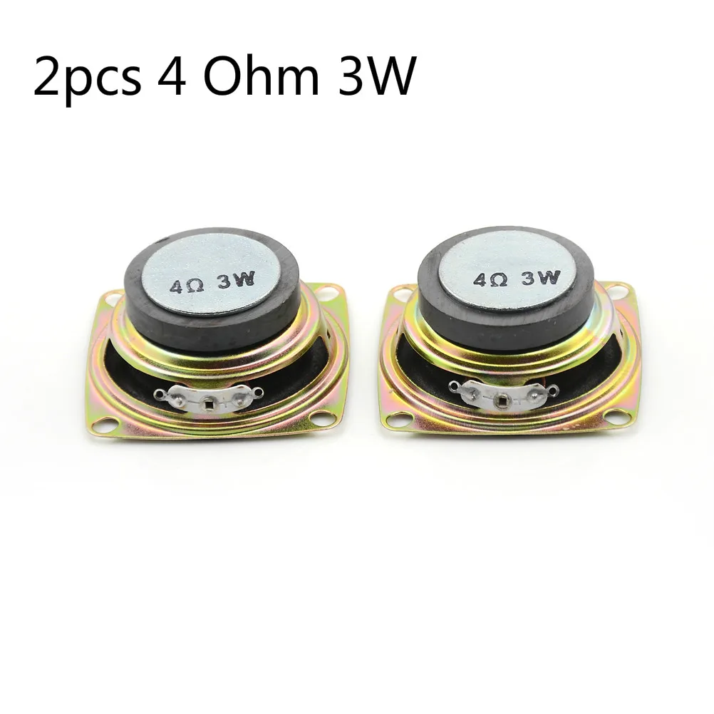 

2pcs/lot 2 Inch 4 Ohm 3W 52MM Audio Speaker Full Range DIY Mini Stereo Box Accessories Multimedia Speaker