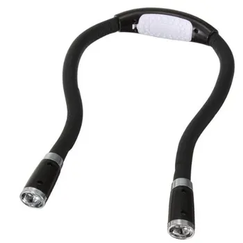 

LED Flex Neck Reading Book Light Huglight (black 4 Modes)