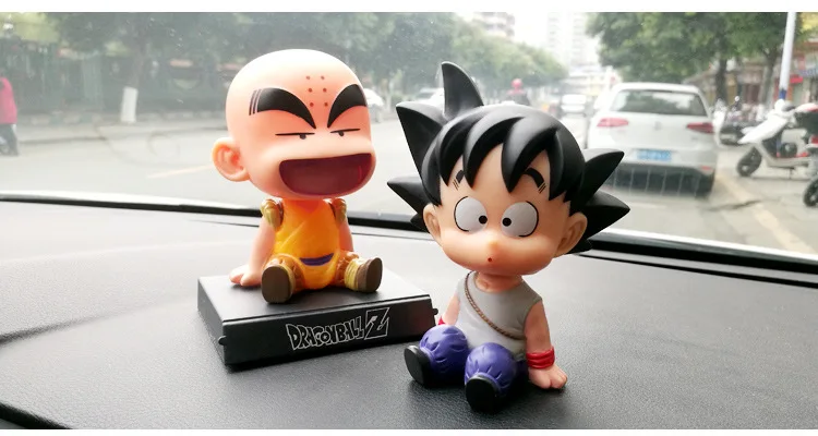 Son Goku Monk украшения для приборной панели автомобиля игрушки держатель телефона мобильный клип встряхивание головы Стайлинг украшения для кукол аксессуары для интерьера