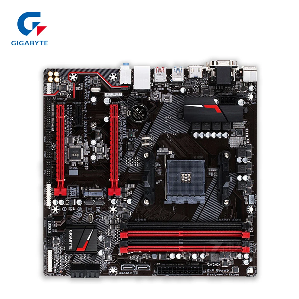 

Gigabyte GA-AB350M-Gaming 3 Original New Desktop Motherboard AB350M-Gaming 3 B350 Socket AM4 DDR4 64G USB3.1 Micro ATX