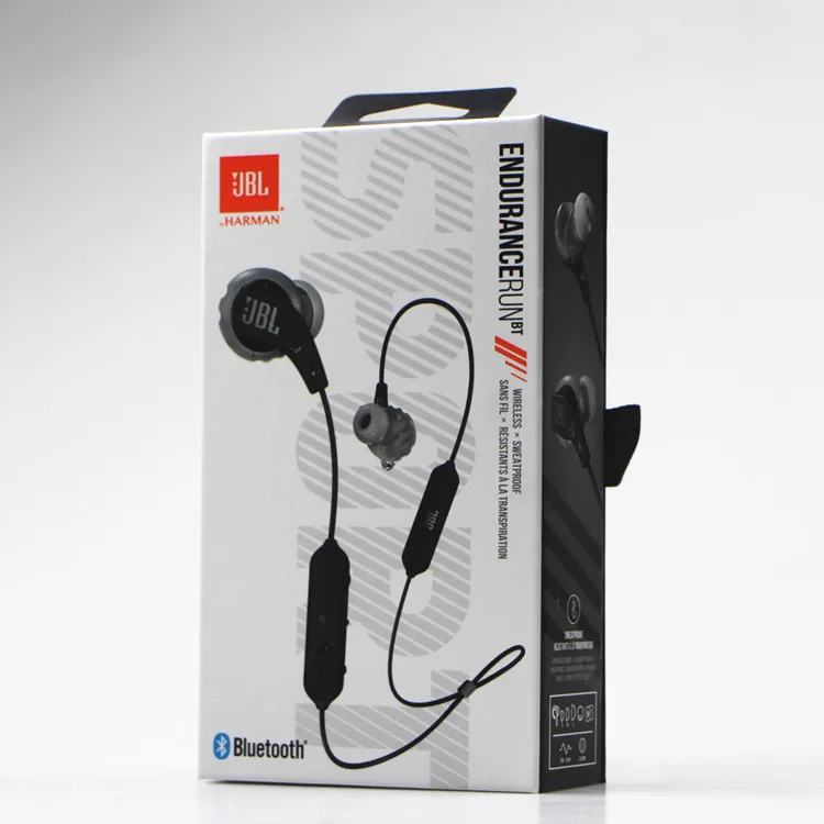 JBL ENDURANCE RUNBT Wireless Bluetooth Sports Headphones Free Calling IPX5 Waterproof Headset Magtic Earphones with Microphone
