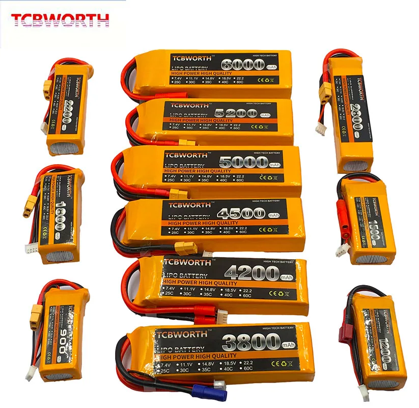 Аккумуляторная батарея 3S 11 1 V 1500mAh 25C Max 50C для радиоуправляемого вертолета
