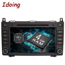 Idoing Android8.0/4 г + 32 г/8 Core/2Din для MercedesBenz класса AB W169 Автомобильный мультимедийный плеер руль Видео Wi-Fi ТВ быстрая загрузка