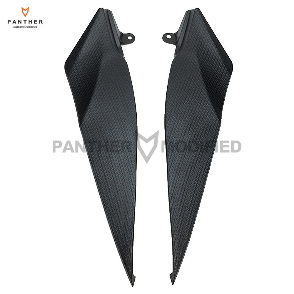 

Black Motorcycle Tank Side Cover Panel Fairing Trim Cowl case for YAMAHA YZF R1 YZFR1 2007 2008