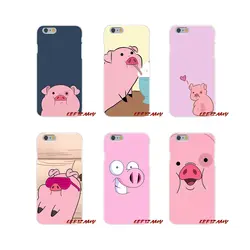 Забавные милые свинья аксессуары телефон чехлы для iPhone X XR XS MAX 4 4S 5 5S 5C SE 6 6 S 7 8 плюс