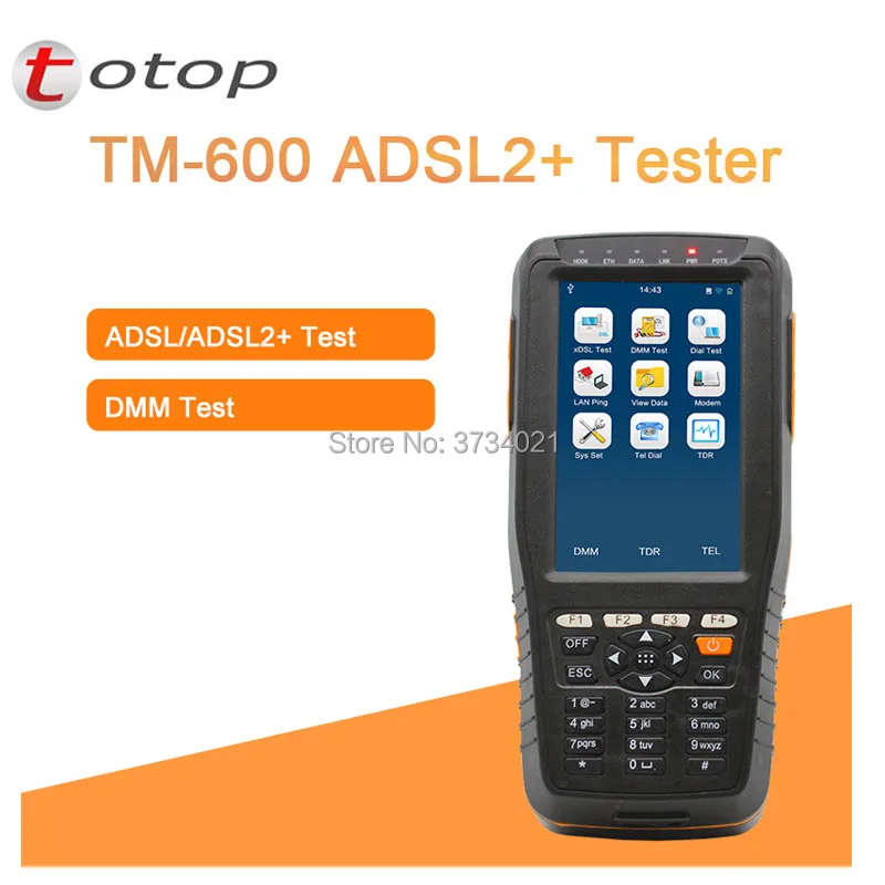 

High Quality TM-600 ADSL/ADSL2+ Tester With DMM Test Function
