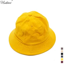 Unikiwi Для мужчин Для женщин унисекс вельвет сплошной Цвет ведро шляпа шапки. пара путешествия Защита от Солнца шляпа Рыбак Панама Шапки может быть folded.6 Цвета