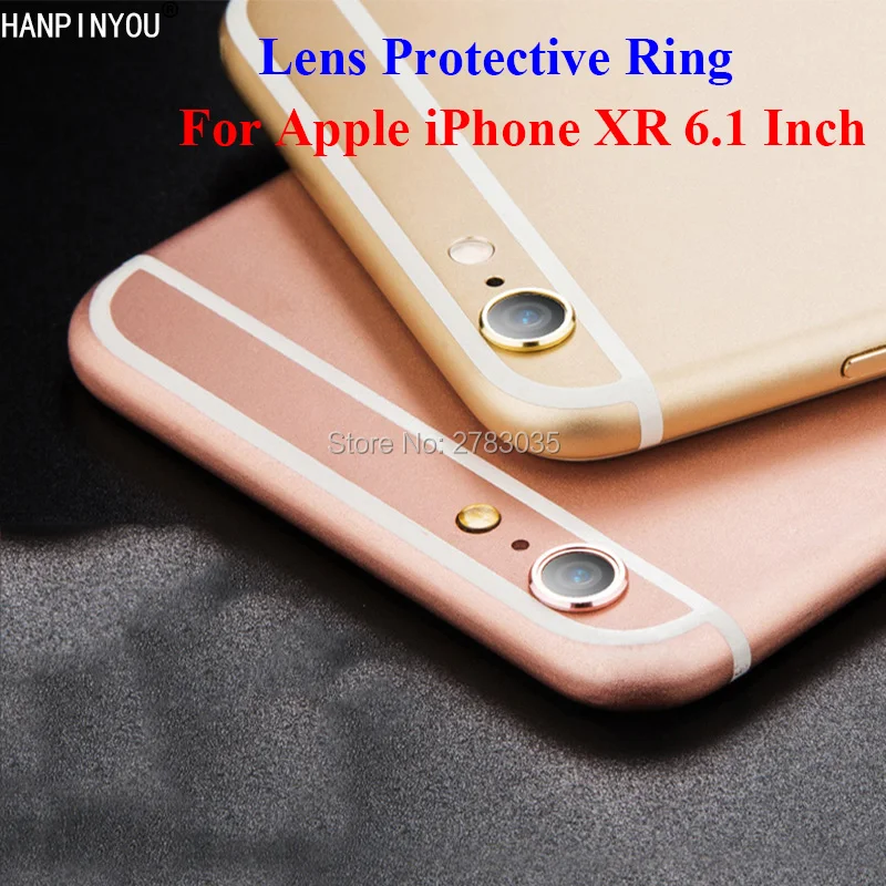 

Luxury Camera Guard Circle Metal Lens Protector Case Cover Ring Bumper For Apple iPhone XR 6.1" Protection Ring