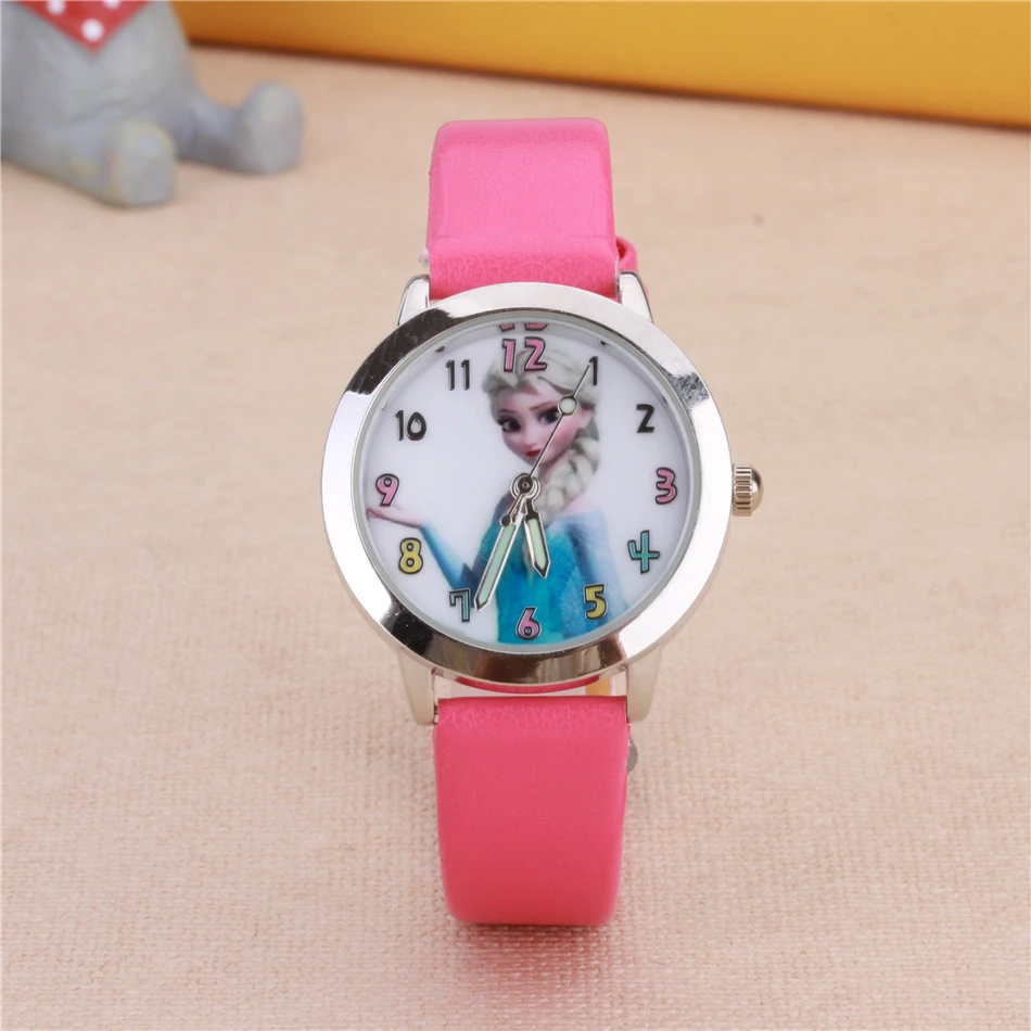 Queen Cartoon Watches ELSA Princess Children Kids Students Girls