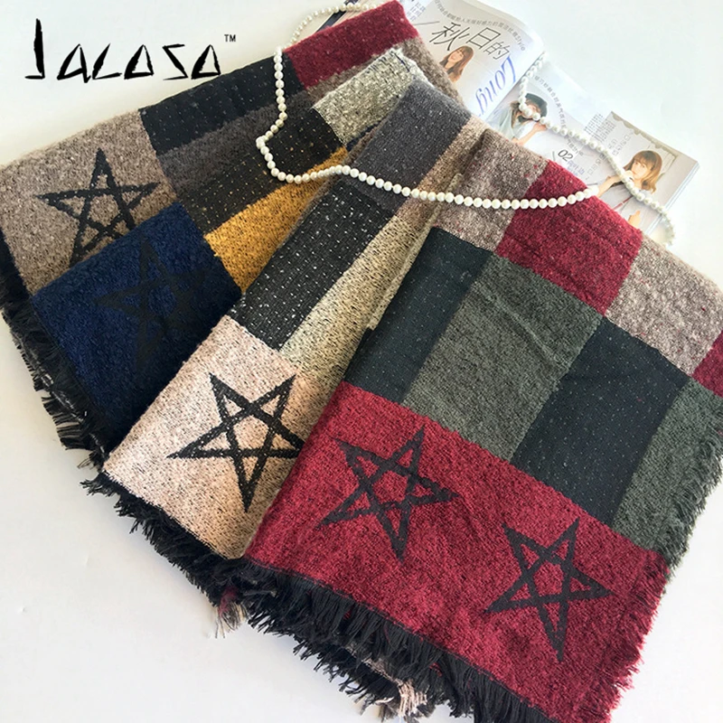 Jacoso 2016 B Scarf Women font b Tartan b font scarves font b Tartan b font