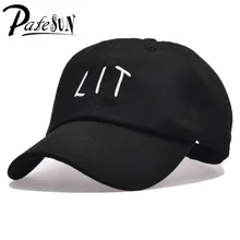 "PATESUN 2017 Топ Продажа шляпы snapback женщин и мужчин бейсболка папа шляпа ""зажгли"" шапки летние свободного покроя хлопок sunhat "